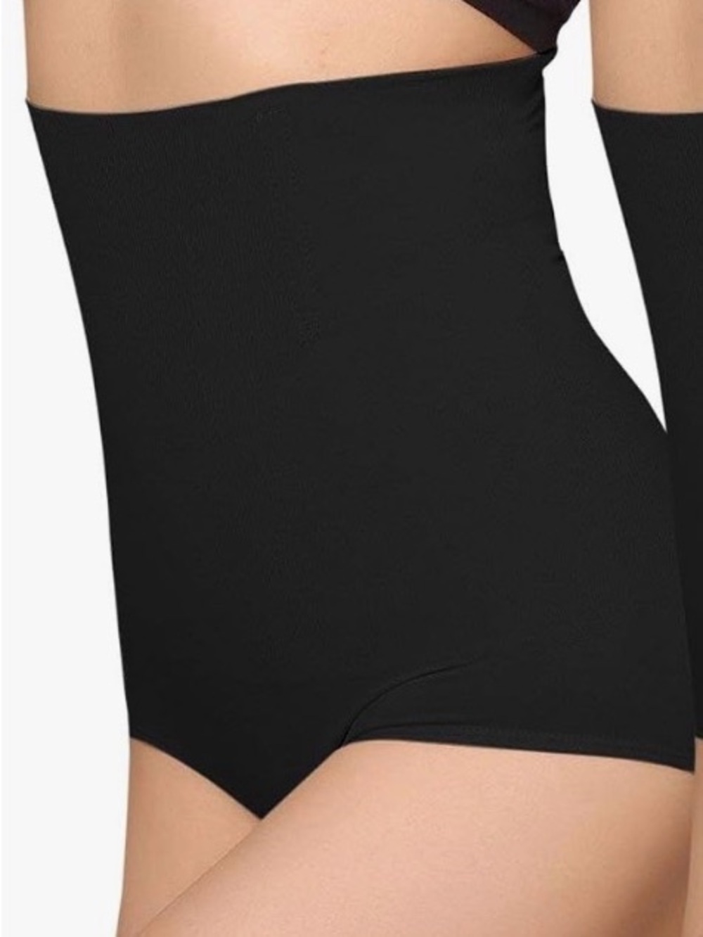 High-Waist Shaping Briefs - Black